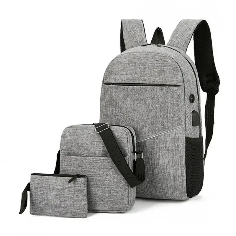 طقم حقائب ظهر فاخر 3 قطع –PCS Backpack Set3